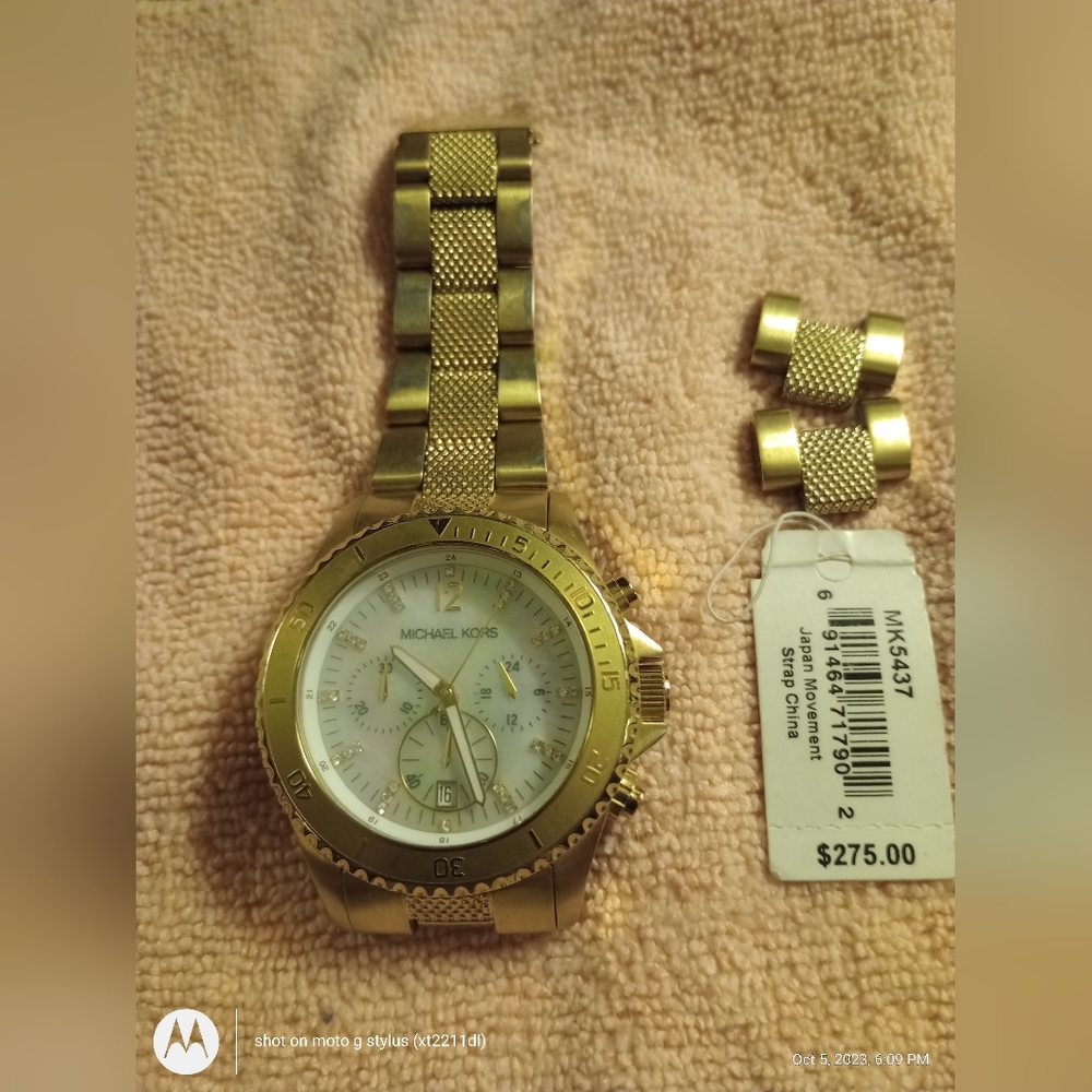 Michael kors gold watch women